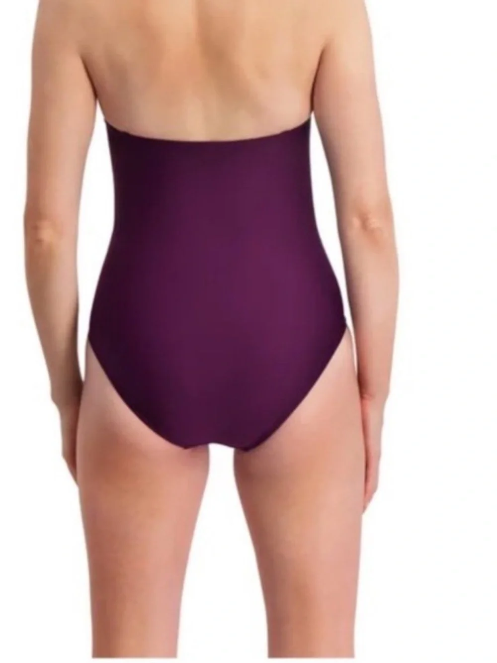 NWT DKNY women’s one piece swimsuit plum size small - Picture 3 of 16